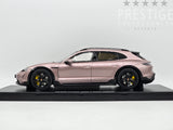 GT Spirit 2022 Porsche Taycan Turbo S Cross Turismo Frozen Berry Metallic 1:18 - New