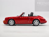 Norev 1990 Porsche 911 Carrera 4 Targa (964) Exclusive Indian Red 1:18 - New