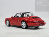 Norev 1990 Porsche 911 Carrera 4 Targa (964) Exclusive Indian Red 1:18 - New