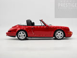 Norev 1990 Porsche 911 Carrera 4 Targa (964) Exclusive Indian Red 1:18 - New