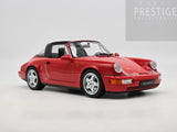 Norev 1990 Porsche 911 Carrera 4 Targa (964) Exclusive Indian Red 1:18 - New
