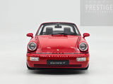 Norev 1990 Porsche 911 Carrera 4 Targa (964) Exclusive Indian Red 1:18 - New