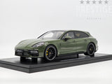 GT Spirit 2021 Porsche Panamera Turbo S Sport Turismo Dark Green Metallic 1:18 - New