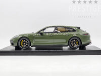 GT Spirit 2021 Porsche Panamera Turbo S Sport Turismo Dark Green Metallic 1:18 - New