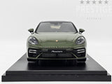 GT Spirit 2021 Porsche Panamera Turbo S Sport Turismo Dark Green Metallic 1:18 - New