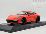 Minichamps 2019 Porsche 911 Carrera 4S Coupe (992) Lava Orange 1:18 - New