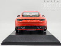 Minichamps 2019 Porsche 911 Carrera 4S Coupe (992) Lava Orange 1:18 - New