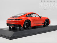 Minichamps 2019 Porsche 911 Carrera 4S Coupe (992) Lava Orange 1:18 - New