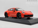 Minichamps 2019 Porsche 911 Carrera 4S Coupe (992) Lava Orange 1:18 - New