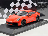 Minichamps 2019 Porsche 911 Carrera 4S Coupe (992) Lava Orange 1:18 - New