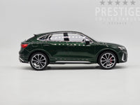 Minichamps 2019 Audi RSQ3 Sportback (F3) Dark Green Metallic 1:18 - New