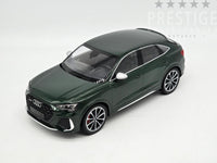 Minichamps 2019 Audi RSQ3 Sportback (F3) Dark Green Metallic 1:18 - New