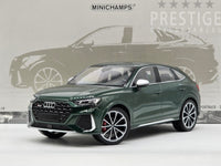 Minichamps 2019 Audi RSQ3 Sportback (F3) Dark Green Metallic 1:18 - New