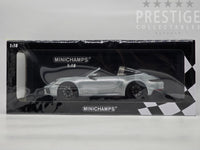 Minichamps 2021 Porsche 911 Targa 4 GTS (992) Silver Metallic 1:18 - New