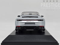 Minichamps 2021 Porsche 911 Targa 4 GTS (992) Silver Metallic 1:18 - New