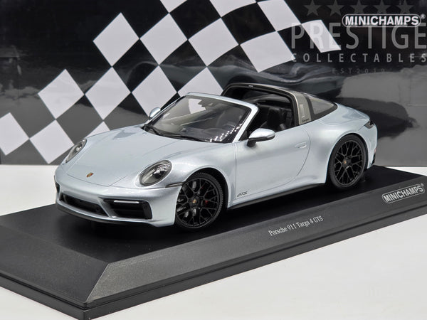 Minichamps 2021 Porsche 911 Targa 4 GTS (992) Silver Metallic 1:18 - New