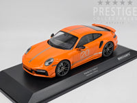 Minichamps 2021 Porsche 911 Turbo S (992) Sport Design Package Orange 1:18 - New