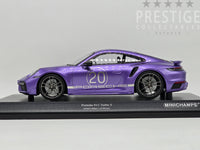 Minichamps 2021 Porsche 911 Turbo S (992) Sport Design Package Violet 1:18 - New