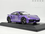 Minichamps 2021 Porsche 911 Turbo S (992) Sport Design Package Violet 1:18 - New