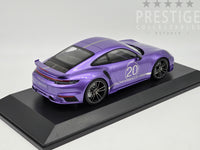 Minichamps 2021 Porsche 911 Turbo S (992) Sport Design Package Violet 1:18 - New