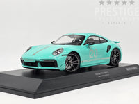 Minichamps 2021 Porsche 911 Turbo S (992) Sport Design Package Teal 1:18 - New