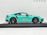 Minichamps 2021 Porsche 911 Turbo S (992) Sport Design Package Teal 1:18 - New