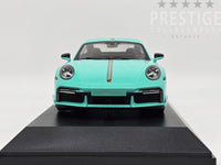 Minichamps 2021 Porsche 911 Turbo S (992) Sport Design Package Teal 1:18 - New