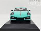 Minichamps 2021 Porsche 911 Turbo S (992) Sport Design Package Teal 1:18 - New