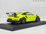 Minichamps 2018 Porsche 911 GT2 RS (991.2) Fluro Green w Silver Wheels 1:18 - New