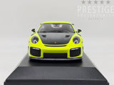 Minichamps 2018 Porsche 911 GT2 RS (991.2) Fluro Green w Silver Wheels 1:18 - New