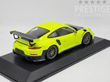 Minichamps 2018 Porsche 911 GT2 RS (991.2) Fluro Green w Silver Wheels 1:18 - New