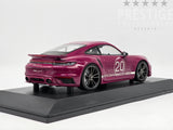 Minichamps 2021 Porsche 911 Turbo S (992) Sport Design Package Pink 1:18 - New