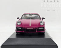 Minichamps 2021 Porsche 911 Turbo S (992) Sport Design Package Pink 1:18 - New