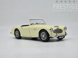 Kyosho Austin Healey 3000 RHD 2 Seat English White w Red Interior 1:18 - New