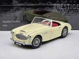 Kyosho Austin Healey 3000 RHD 2 Seat English White w Red Interior 1:18 - New