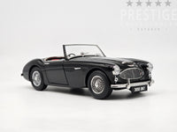 Kyosho Austin Healey 3000 Mk-1 (BN7) RHD Convertible Black w Red Interior 1:18 - New