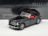 Kyosho Austin Healey 3000 Mk-1 (BN7) RHD Convertible Black w Red Interior 1:18 - New