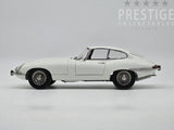 Kyosho 1962 Jaguar E-Type S1 3.8 FHC RHD Coupe White 1:18 - New