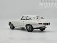 Kyosho 1962 Jaguar E-Type S1 3.8 FHC RHD Coupe White 1:18 - New