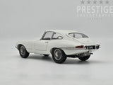 Kyosho 1962 Jaguar E-Type S1 3.8 FHC RHD Coupe White 1:18 - New
