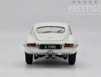 Kyosho 1962 Jaguar E-Type S1 3.8 FHC RHD Coupe White 1:18 - New