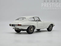 Kyosho 1962 Jaguar E-Type S1 3.8 FHC RHD Coupe White 1:18 - New
