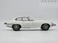 Kyosho 1962 Jaguar E-Type S1 3.8 FHC RHD Coupe White 1:18 - New