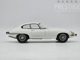 Kyosho 1962 Jaguar E-Type S1 3.8 FHC RHD Coupe White 1:18 - New