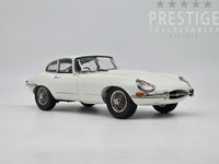 Kyosho 1962 Jaguar E-Type S1 3.8 FHC RHD Coupe White 1:18 - New
