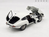 Kyosho 1962 Jaguar E-Type S1 3.8 FHC RHD Coupe White 1:18 - New