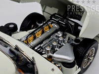 Kyosho 1962 Jaguar E-Type S1 3.8 FHC RHD Coupe White 1:18 - New