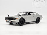 Kyosho Nissan Skyline 2000 GT-R KPGC110 Silver 1:18 - New