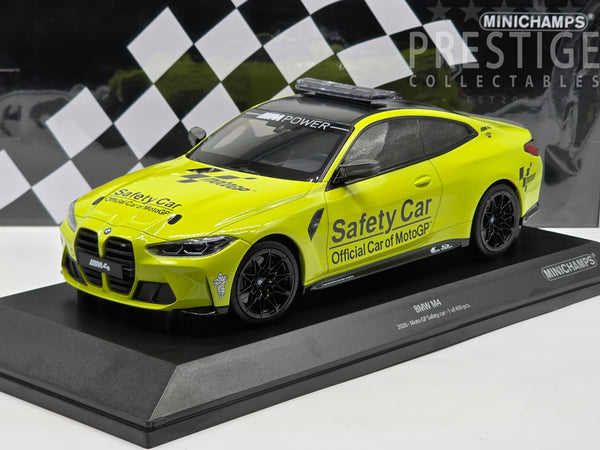 Minichamps 2020 BMW M4 Competition G82 Safety Car Sao Paulo Yellow 1:18 - New