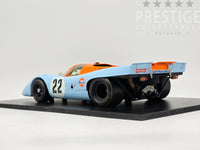 Spark 1970 Porsche 917 K 24hr LeMans Hailwood/Hobbs #22 Gulf Livery 1:18 - New